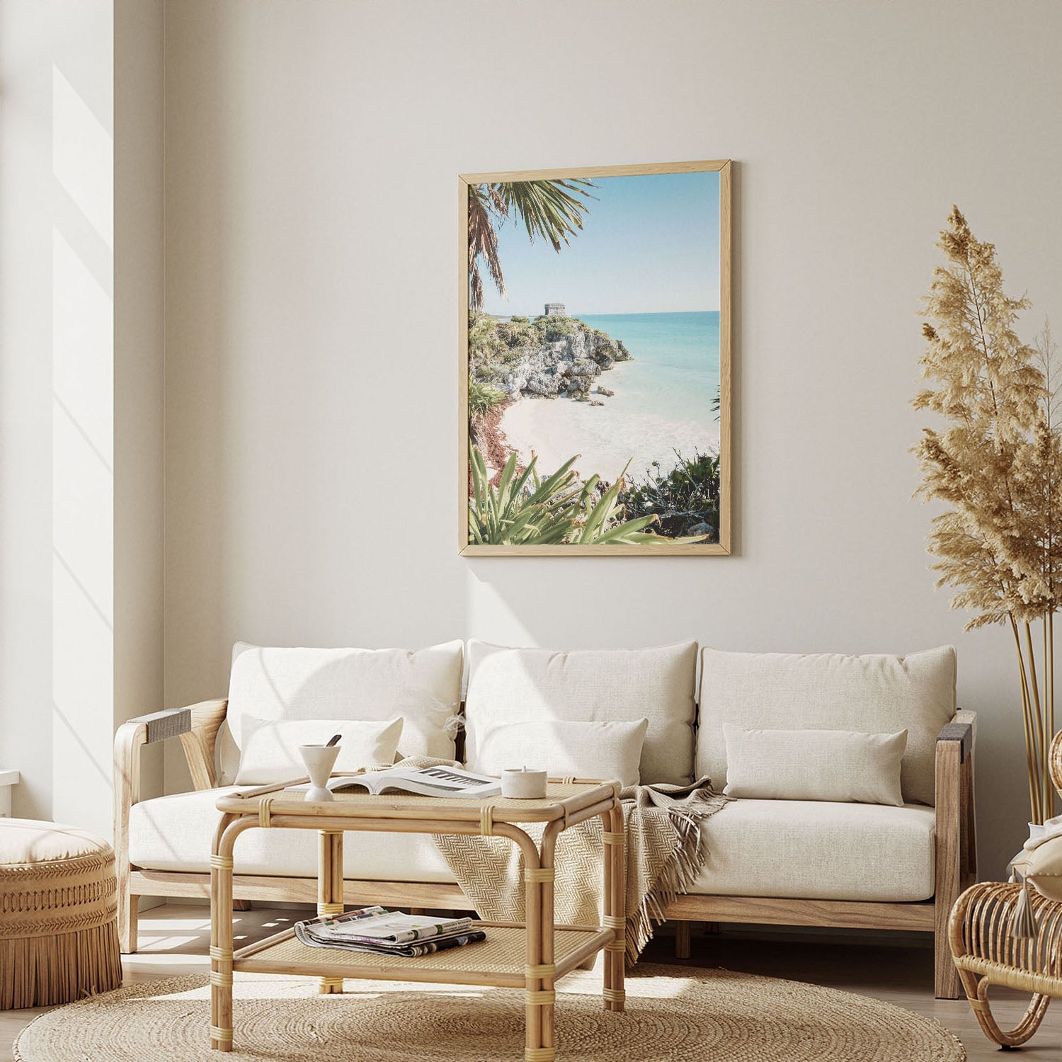 Wes Co Gallery Poster Secluded Coastal Ruins 8 x 10" Home Goods - Nature  Art Print