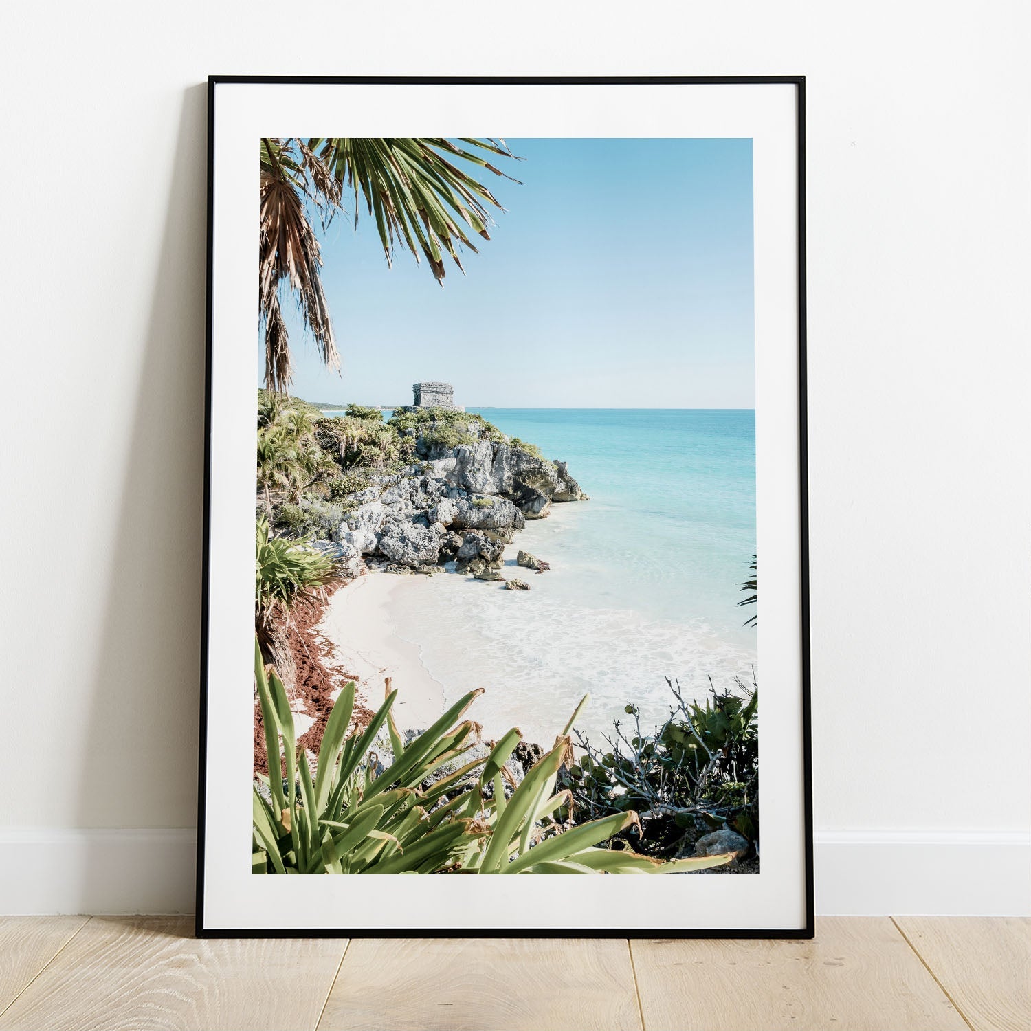 Wes Co Gallery Poster Secluded Coastal Ruins 5 x 7" Home Goods - Nature  Art Print