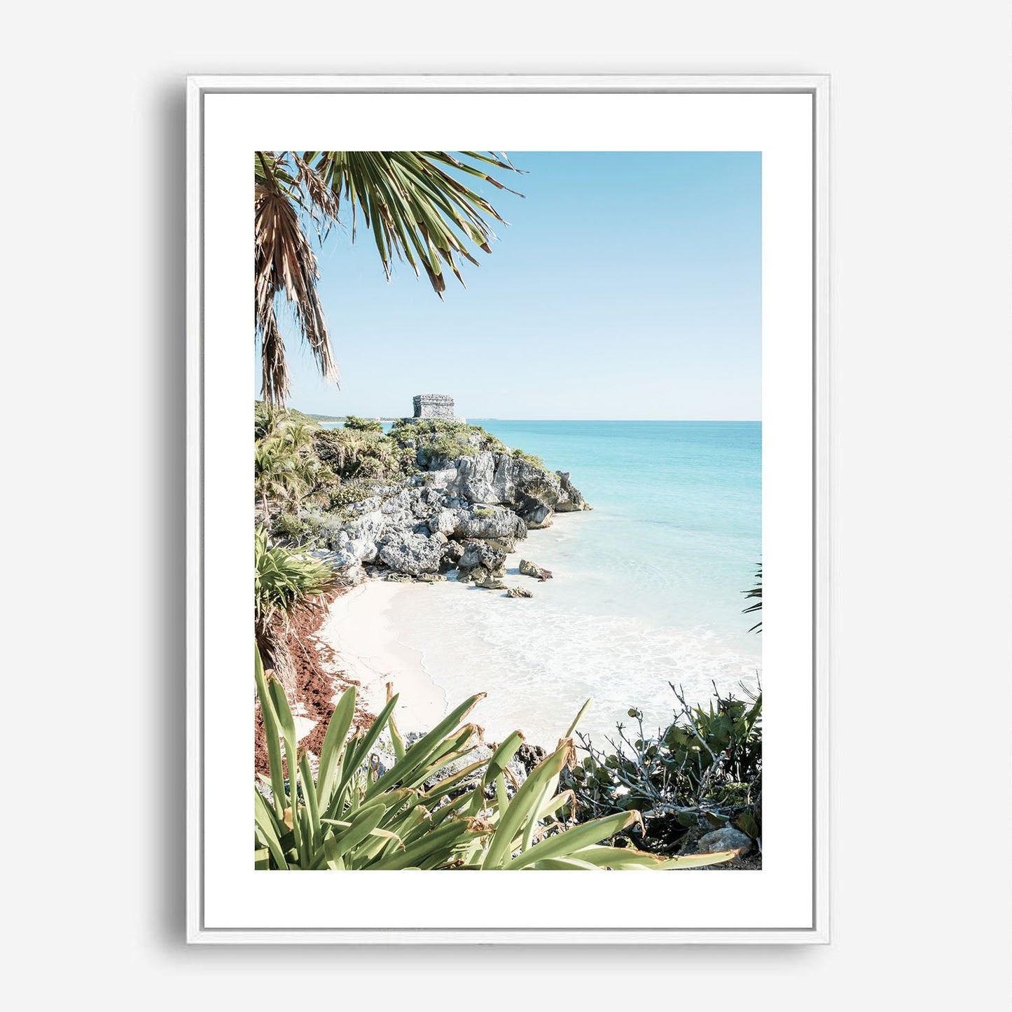 Wes Co Gallery Poster Secluded Coastal Ruins 5 x 7" Home Goods - Nature  Art Print