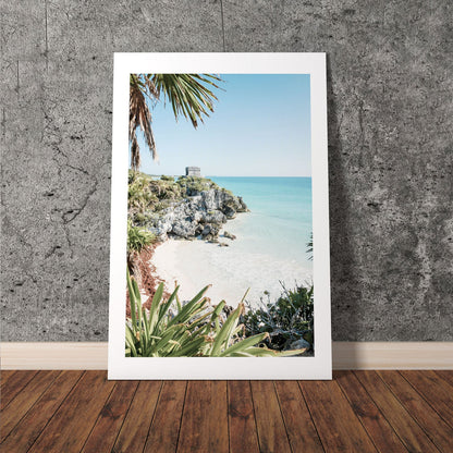 Wes Co Gallery Poster Secluded Coastal Ruins 8 x 10" Home Goods - Nature  Art Print