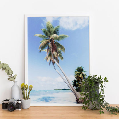 Wes Co Gallery Poster Tropical Palm Paradise 11 x 17" Home Goods - Nature  Art Print