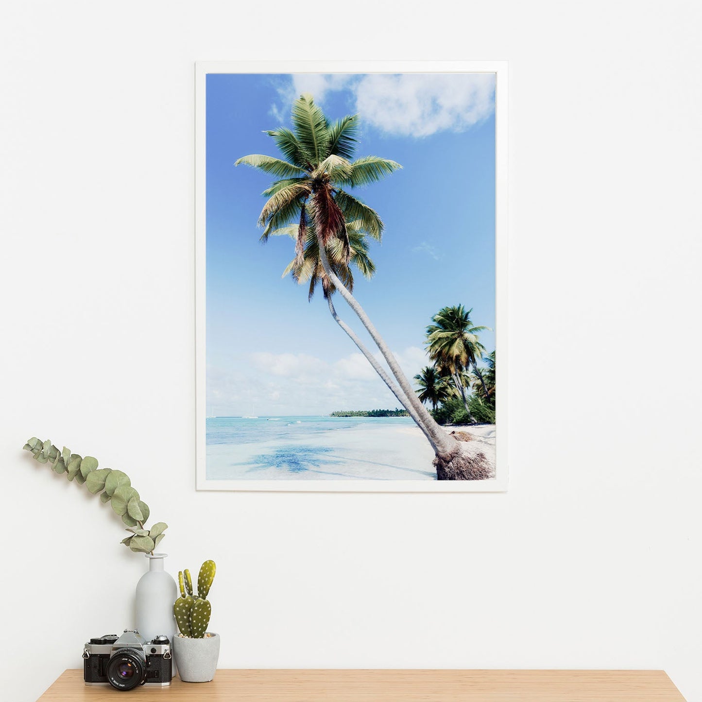 Wes Co Gallery Poster Tropical Palm Paradise 11 x 17" Home Goods - Nature  Art Print