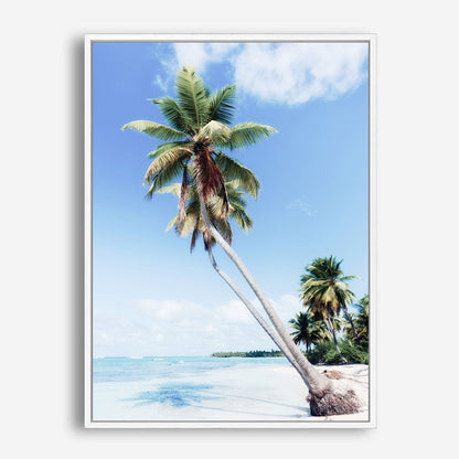 Wes Co Gallery Poster Tropical Palm Paradise 8 x 10" Home Goods - Nature  Art Print