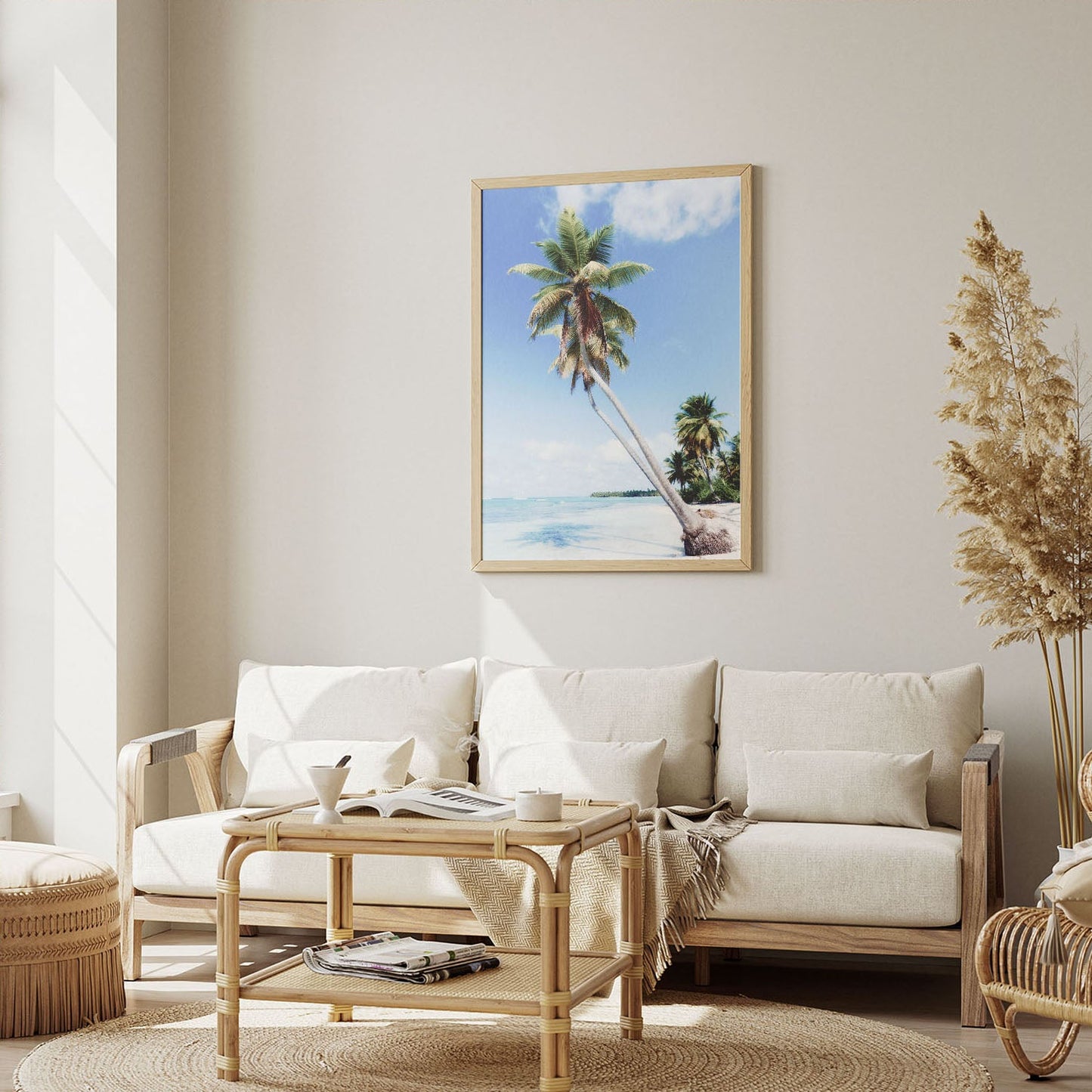 Wes Co Gallery Poster Tropical Palm Paradise 8 x 10" Home Goods - Nature  Art Print