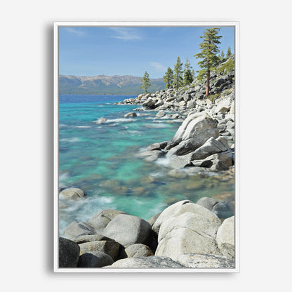 Wes Co Gallery Poster Emerald Coastline Tranquility 8 x 10" Home Goods - Nature  Art Print