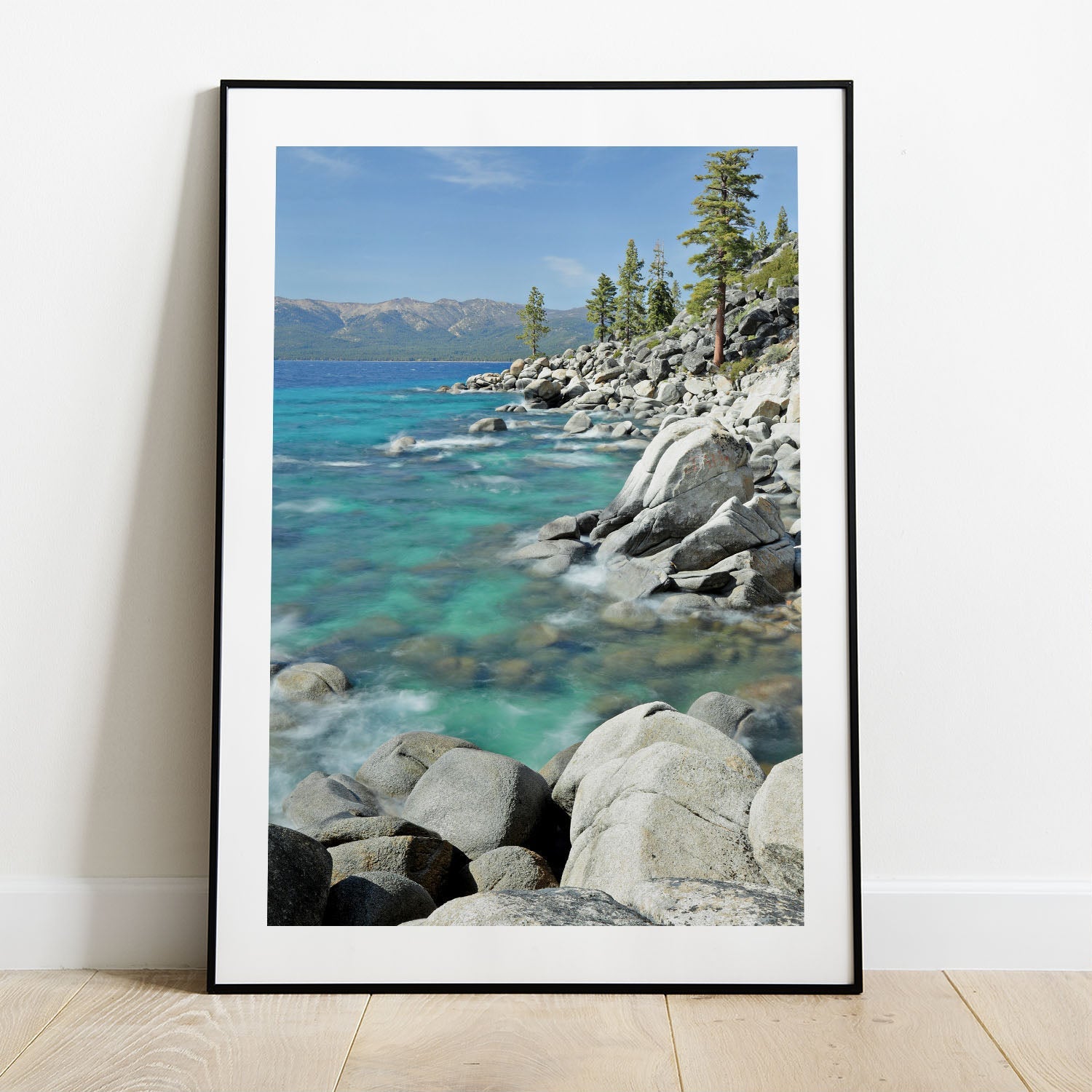 Wes Co Gallery Poster Emerald Coastline Tranquility 5 x 7" Home Goods - Nature  Art Print