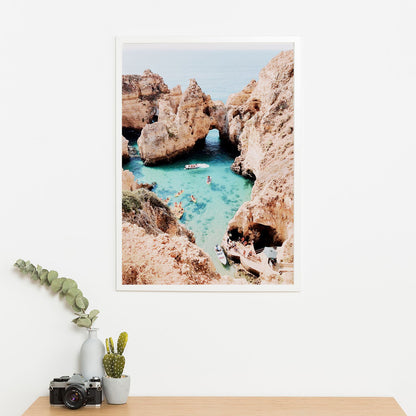 Wes Co Gallery Poster Hidden Coastal Lagoon 11 x 17" Home Goods - Nature  Art Print