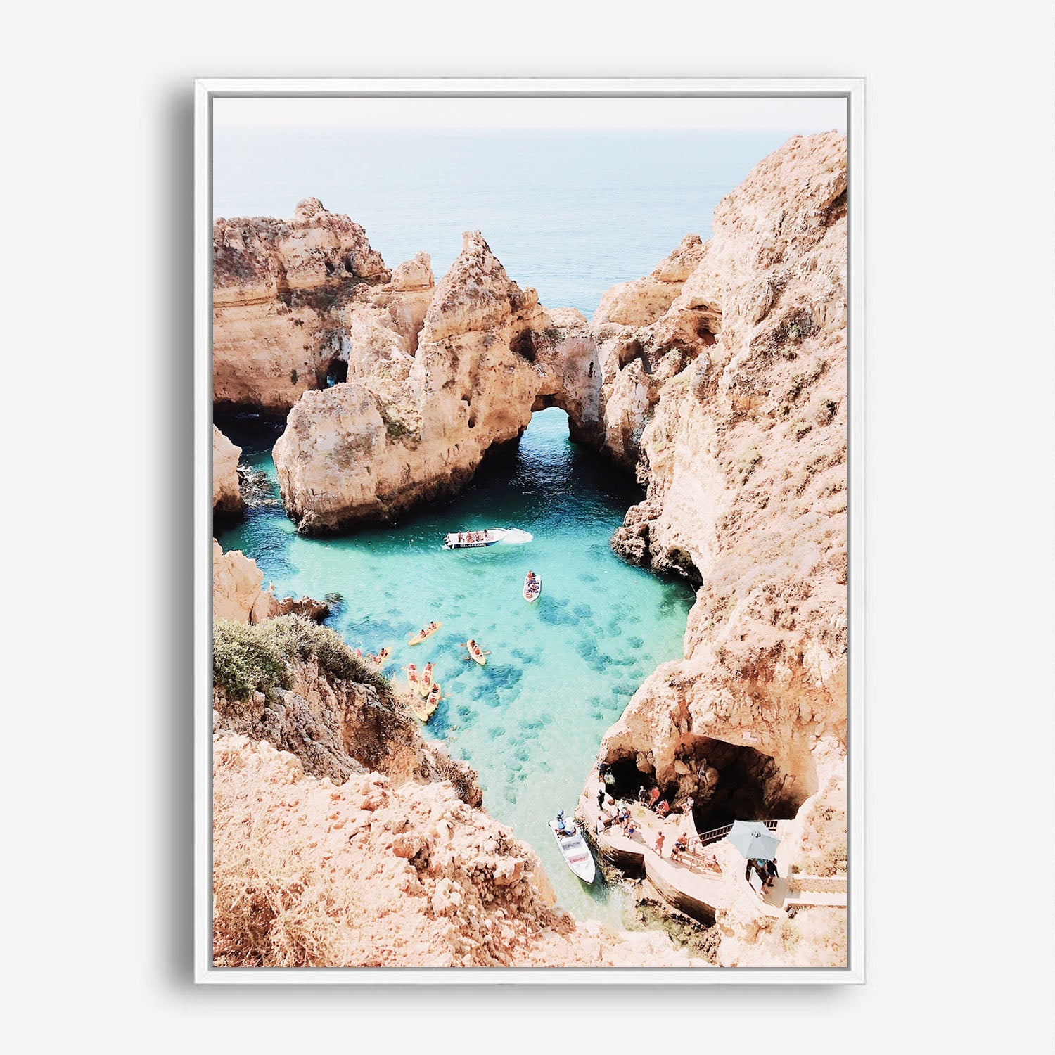 Wes Co Gallery Poster Hidden Coastal Lagoon 8 x 10" Home Goods - Nature  Art Print