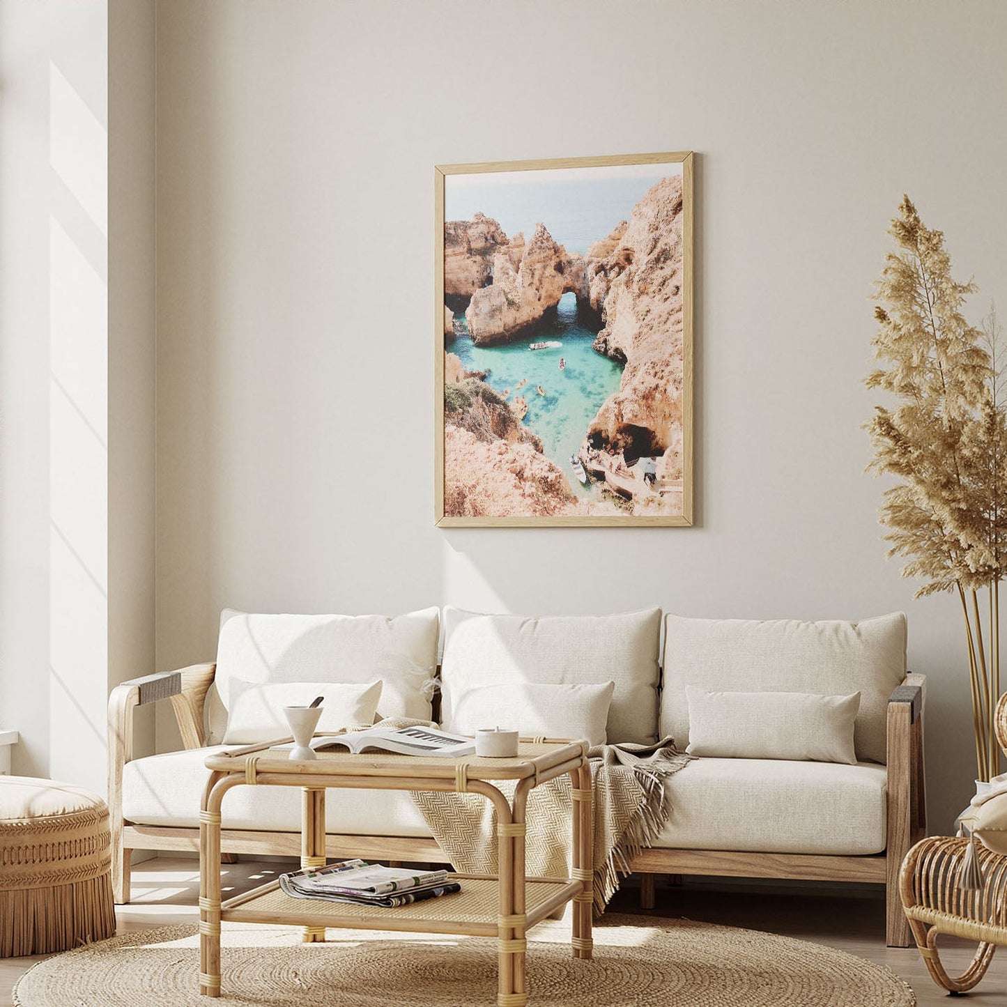 Wes Co Gallery Poster Hidden Coastal Lagoon 8 x 10" Home Goods - Nature  Art Print