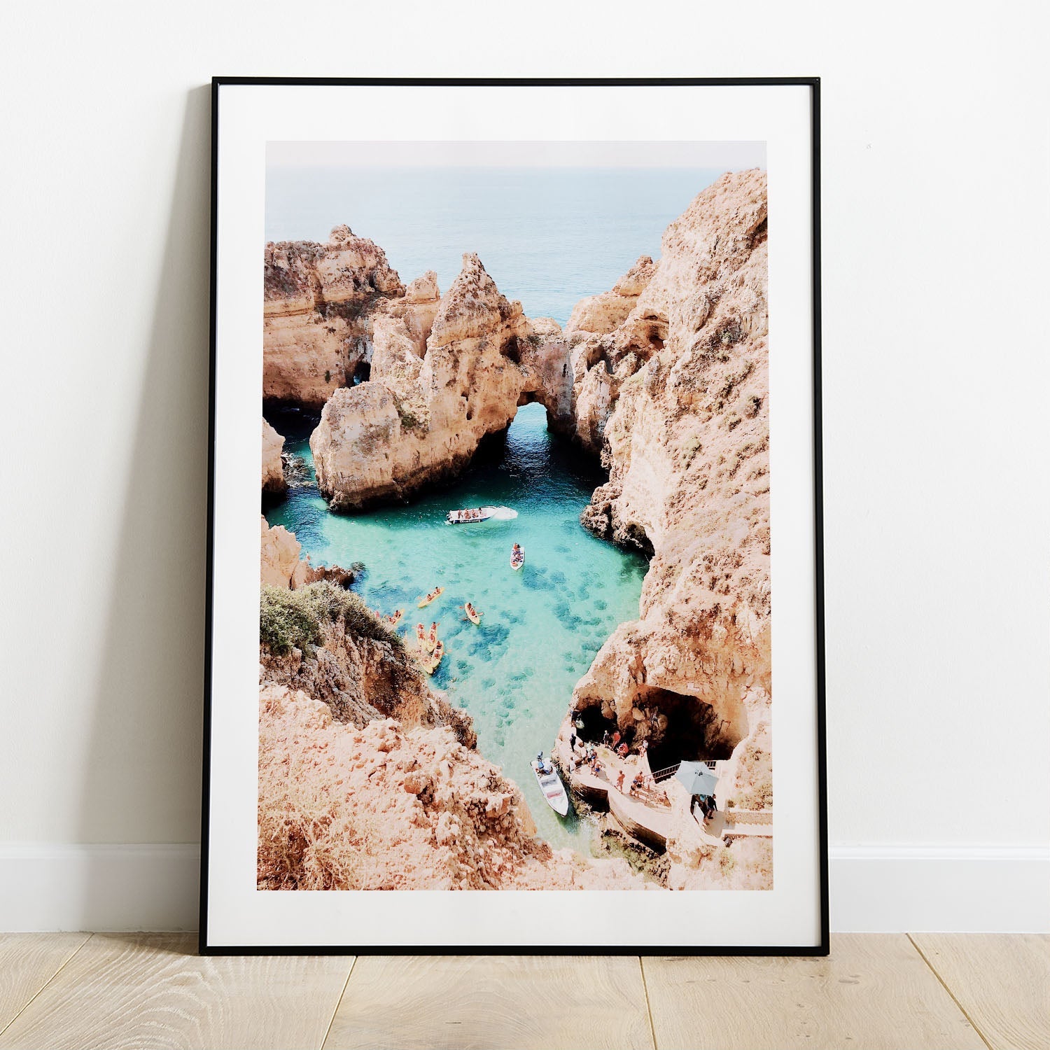 Wes Co Gallery Poster Hidden Coastal Lagoon 5 x 7" Home Goods - Nature  Art Print