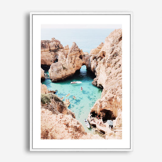 Wes Co Gallery Poster Hidden Coastal Lagoon 5 x 7" Home Goods - Nature  Art Print