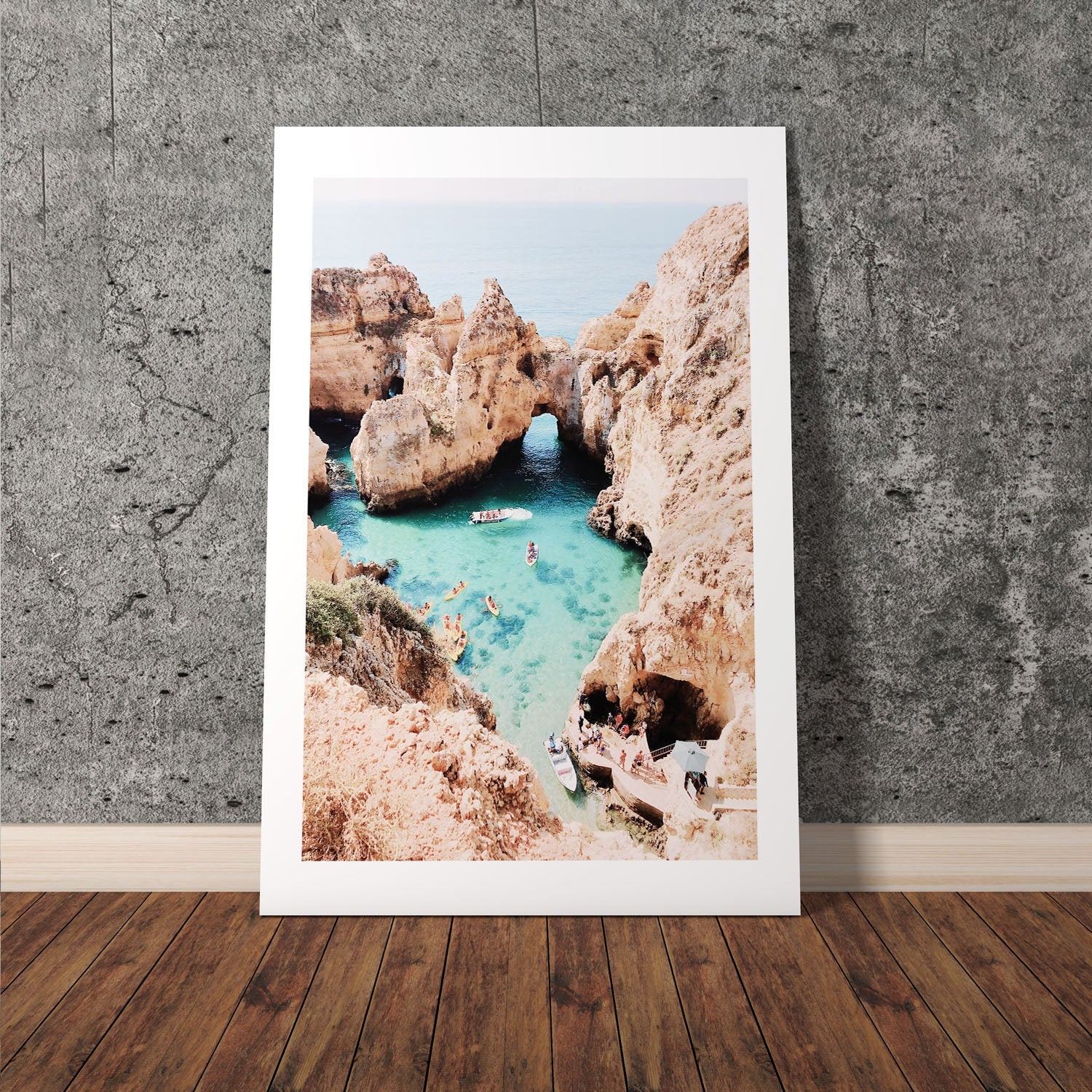 Wes Co Gallery Poster Hidden Coastal Lagoon 8 x 10" Home Goods - Nature  Art Print