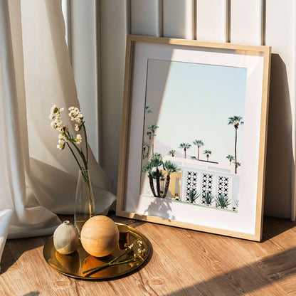 Wes Co Gallery Poster Palm Springs Retro Vibe 5 x 7" Home Goods - Nature  Art Print