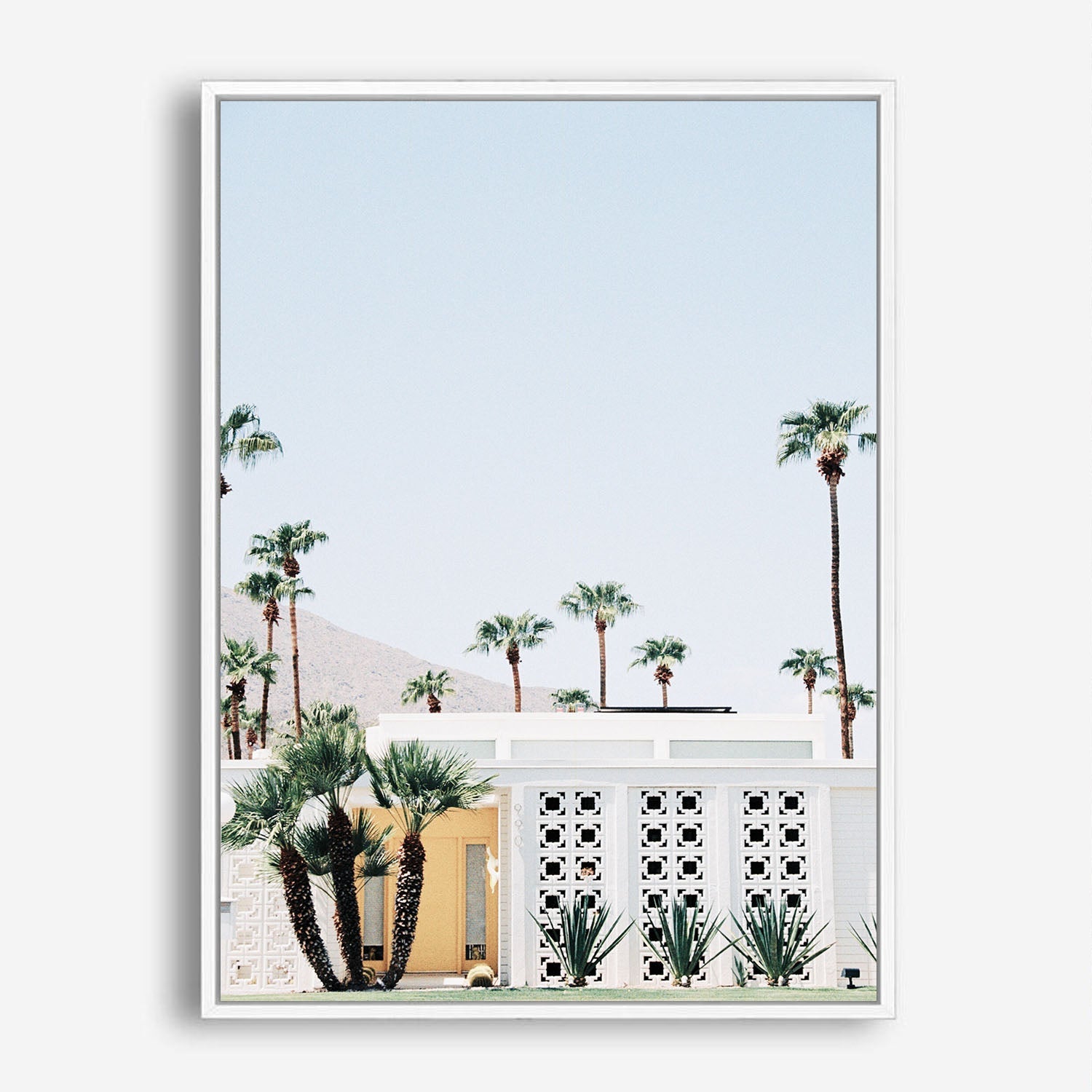 Wes Co Gallery Poster Palm Springs Retro Vibe 8 x 10" Home Goods - Nature  Art Print