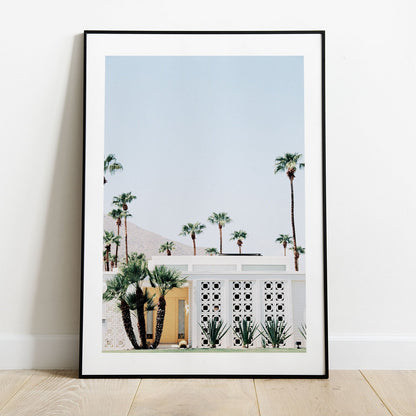 Wes Co Gallery Poster Palm Springs Retro Vibe 5 x 7" Home Goods - Nature  Art Print