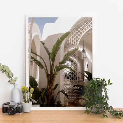 Wes Co Gallery Poster Moroccan Courtyard 11 x 17" Home Goods - Nature  Art Print