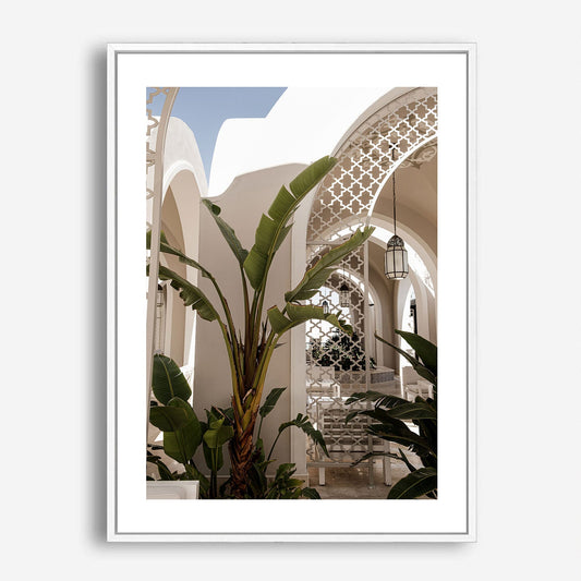 Wes Co Gallery Poster Moroccan Courtyard 5 x 7" Home Goods - Nature  Art Print