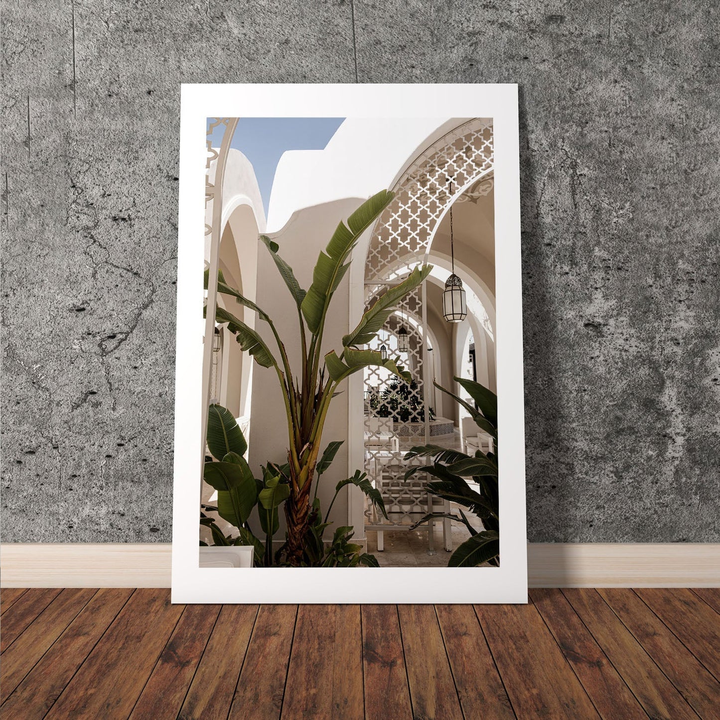 Wes Co Gallery Poster Moroccan Courtyard 8 x 10" Home Goods - Nature  Art Print