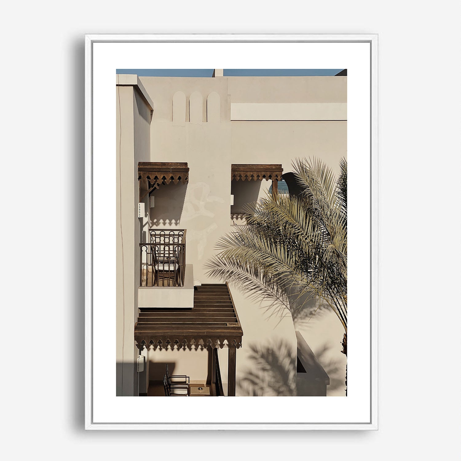 Wes Co Gallery Poster Architectural Light Play 5 x 7" Home Goods - Nature  Art Print