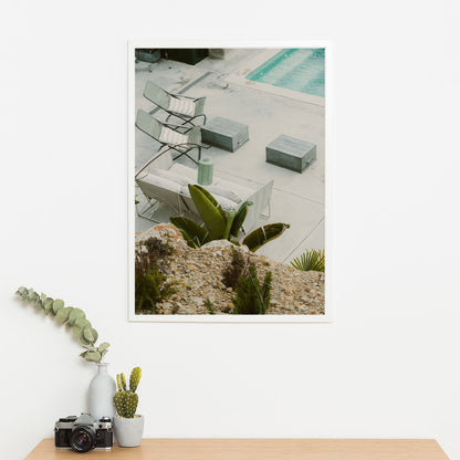 Wes Co Gallery Poster Modern Oasis Retreat 11 x 17" Home Goods - Nature  Art Print