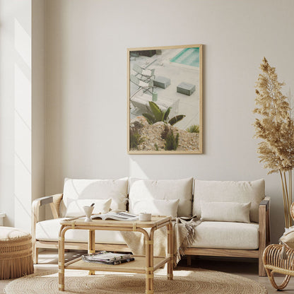 Wes Co Gallery Poster Modern Oasis Retreat 8 x 10" Home Goods - Nature  Art Print