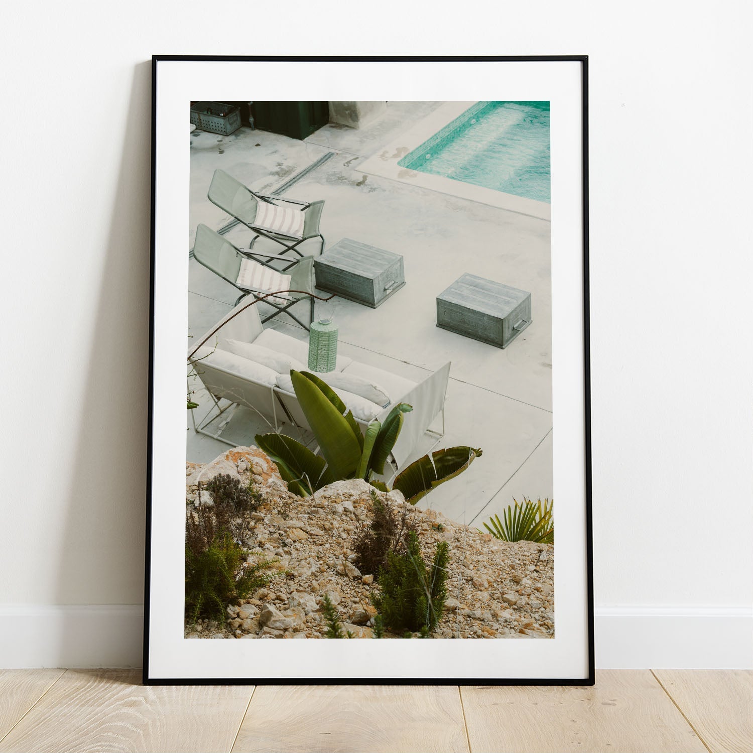 Wes Co Gallery Poster Modern Oasis Retreat 5 x 7" Home Goods - Nature  Art Print