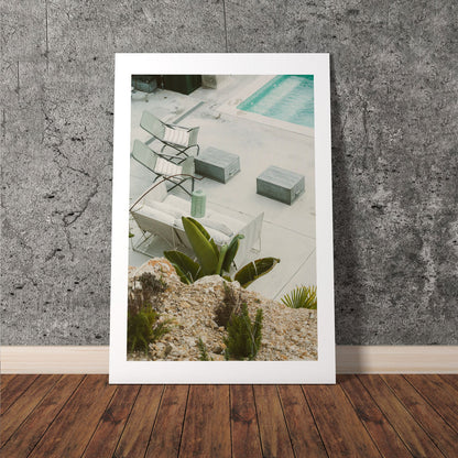 Wes Co Gallery Poster Modern Oasis Retreat 8 x 10" Home Goods - Nature  Art Print