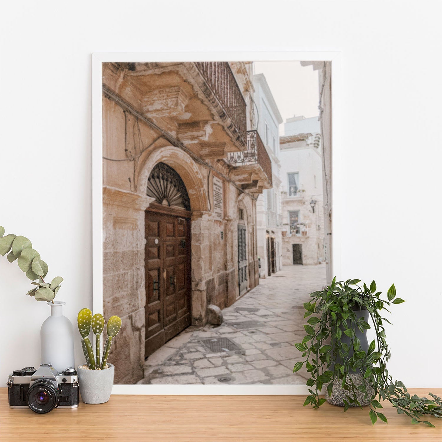 Wes Co Gallery Poster Timeless Italian Alleyway 11 x 17" Home Goods - Nature  Art Print