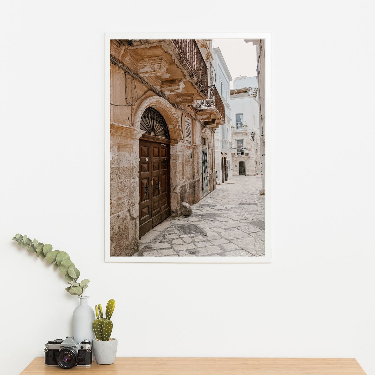 Wes Co Gallery Poster Timeless Italian Alleyway 11 x 17" Home Goods - Nature  Art Print