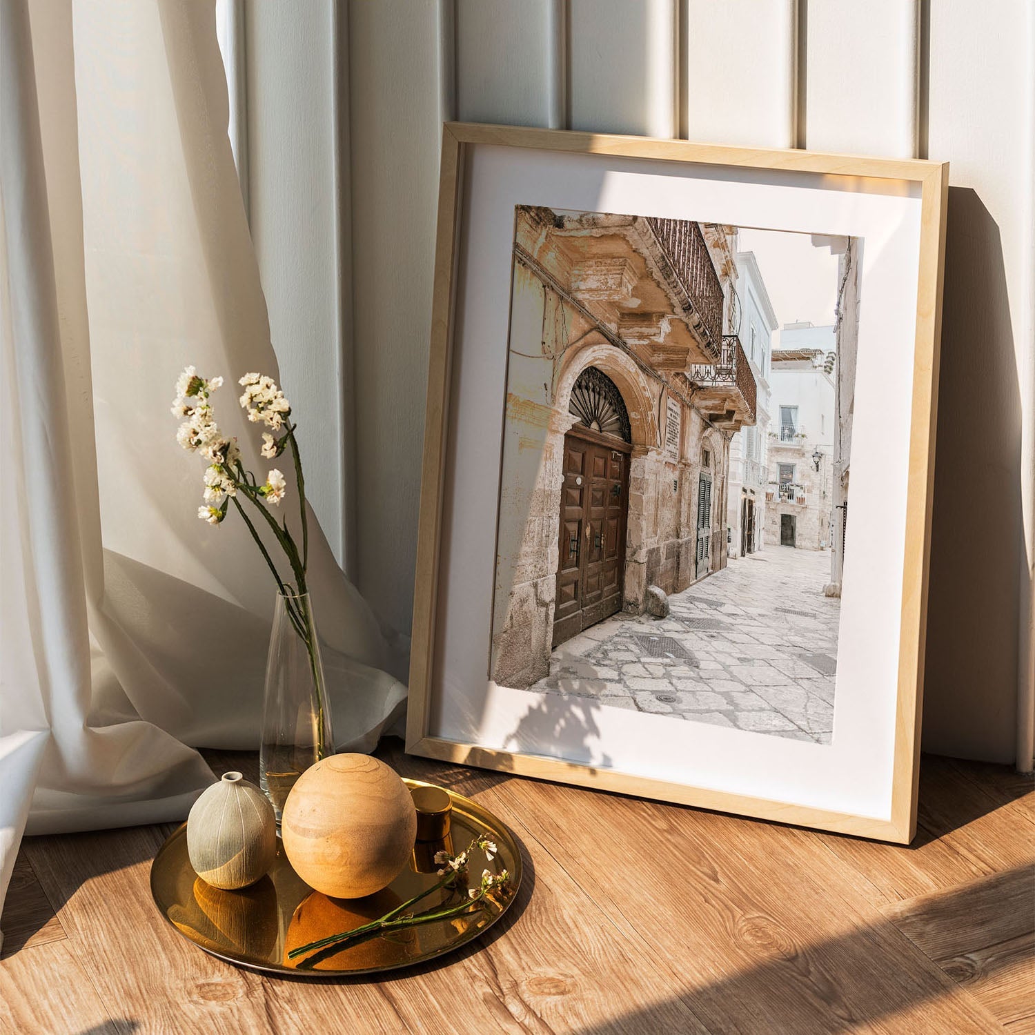 Wes Co Gallery Poster Timeless Italian Alleyway 5 x 7" Home Goods - Nature  Art Print