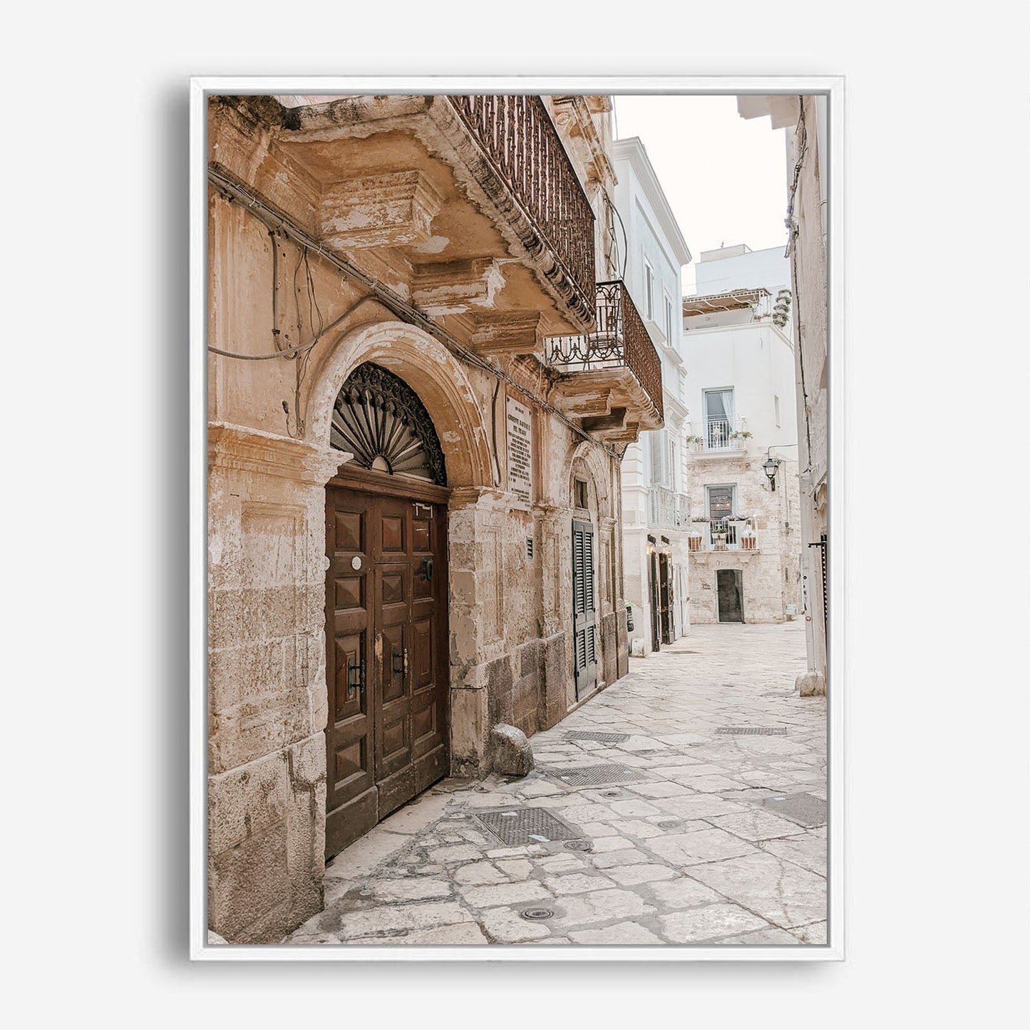 Wes Co Gallery Poster Timeless Italian Alleyway 8 x 10" Home Goods - Nature  Art Print