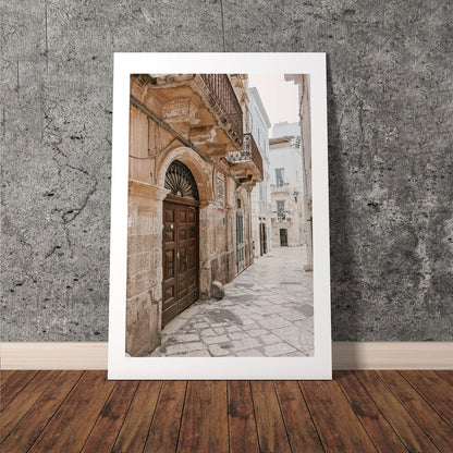 Wes Co Gallery Poster Timeless Italian Alleyway 8 x 10" Home Goods - Nature  Art Print