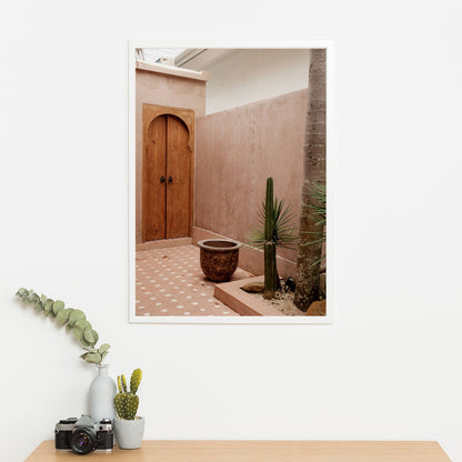 Wes Co Gallery Poster Cabo Courtyard 11 x 17" Home Goods - Nature  Art Print