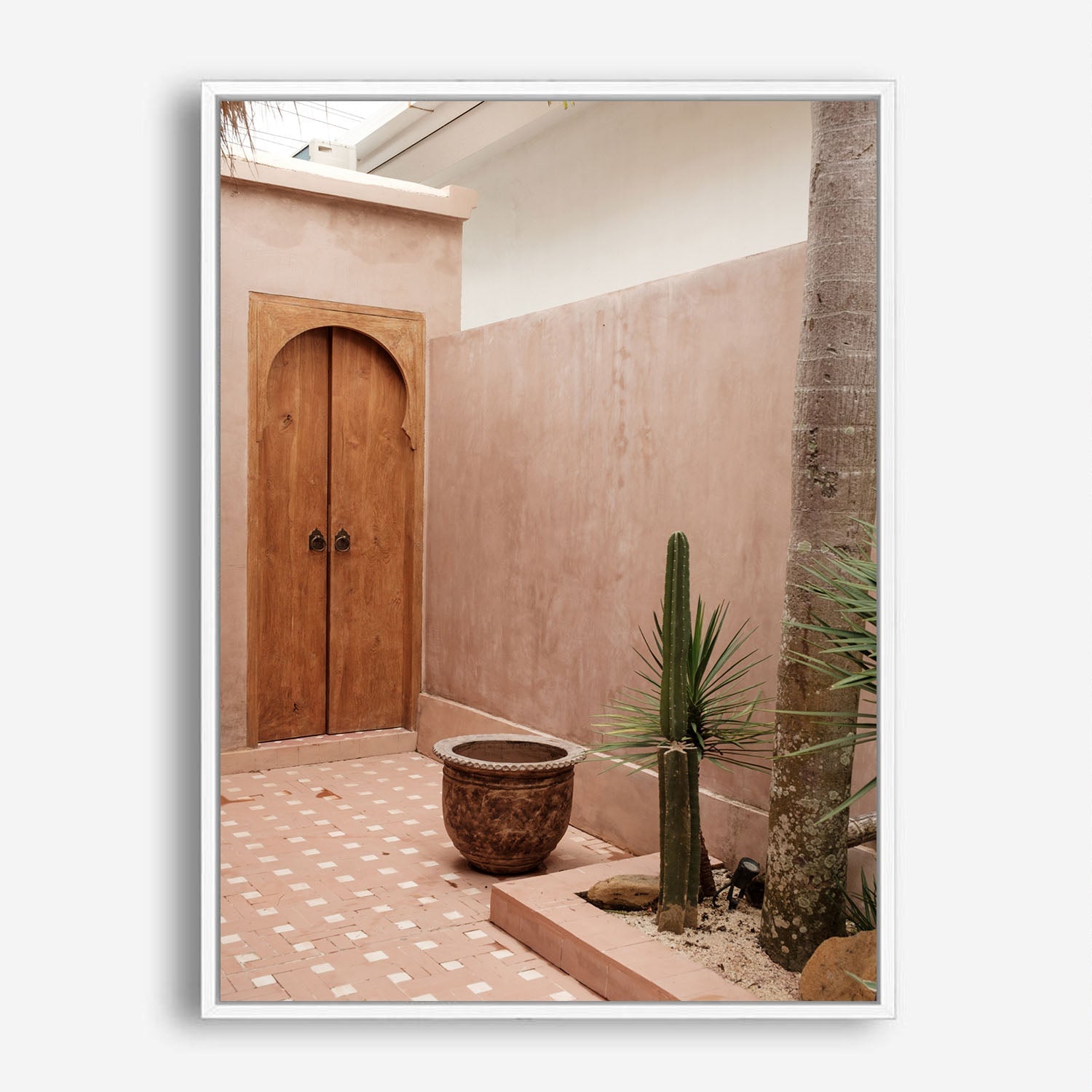 Wes Co Gallery Poster Cabo Courtyard 8 x 10" Home Goods - Nature  Art Print