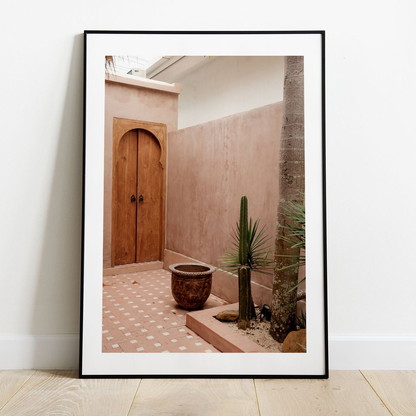 Wes Co Gallery Poster Cabo Courtyard 5 x 7" Home Goods - Nature  Art Print