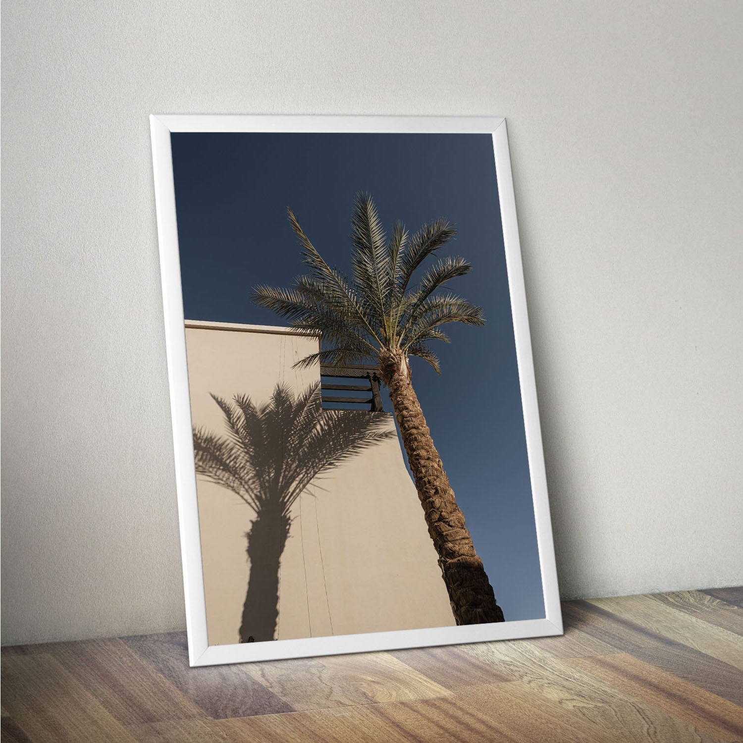 Wes Co Gallery Poster Palm Shadow Silhouette 11 x 17" Home Goods - Nature  Art Print