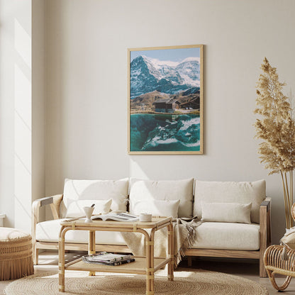 Wes Co Gallery Poster Alpine Oasis 8 x 10" Home Goods - Nature  Art Print