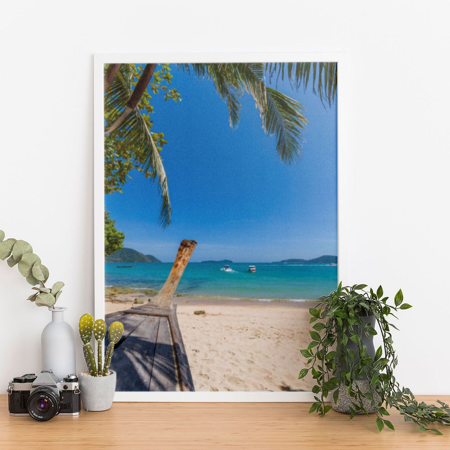 Wes Co Gallery Poster Paradise Beachfront 11 x 17" Home Goods - Nature  Art Print