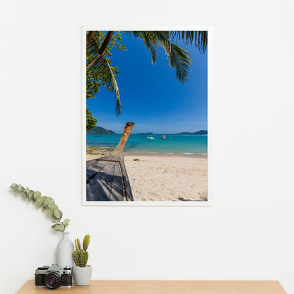 Wes Co Gallery Poster Paradise Beachfront 11 x 17" Home Goods - Nature  Art Print