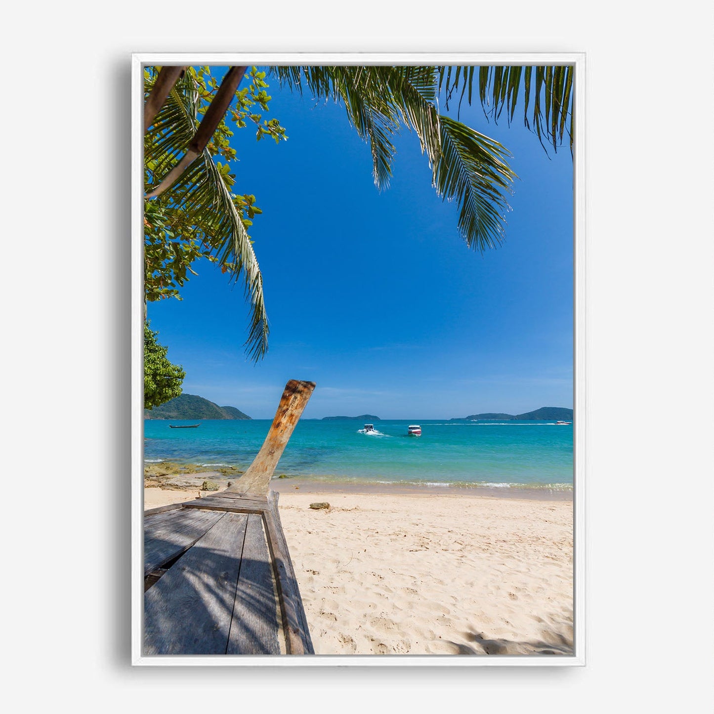 Wes Co Gallery Poster Paradise Beachfront 8 x 10" Home Goods - Nature  Art Print