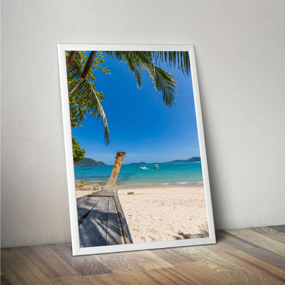 Wes Co Gallery Poster Paradise Beachfront 11 x 17" Home Goods - Nature  Art Print