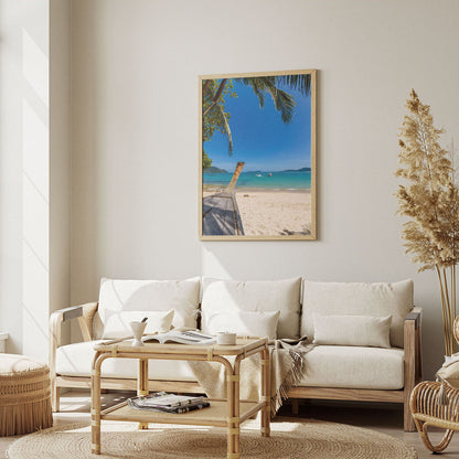 Wes Co Gallery Poster Paradise Beachfront 8 x 10" Home Goods - Nature  Art Print