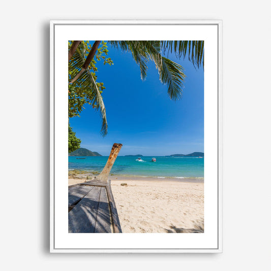 Wes Co Gallery Poster Paradise Beachfront 5 x 7" Home Goods - Nature  Art Print