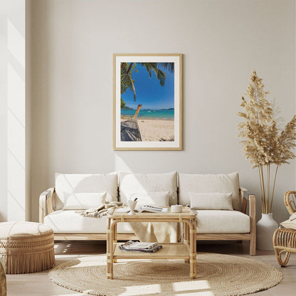 Wes Co Gallery Poster Paradise Beachfront 5 x 7" Home Goods - Nature  Art Print