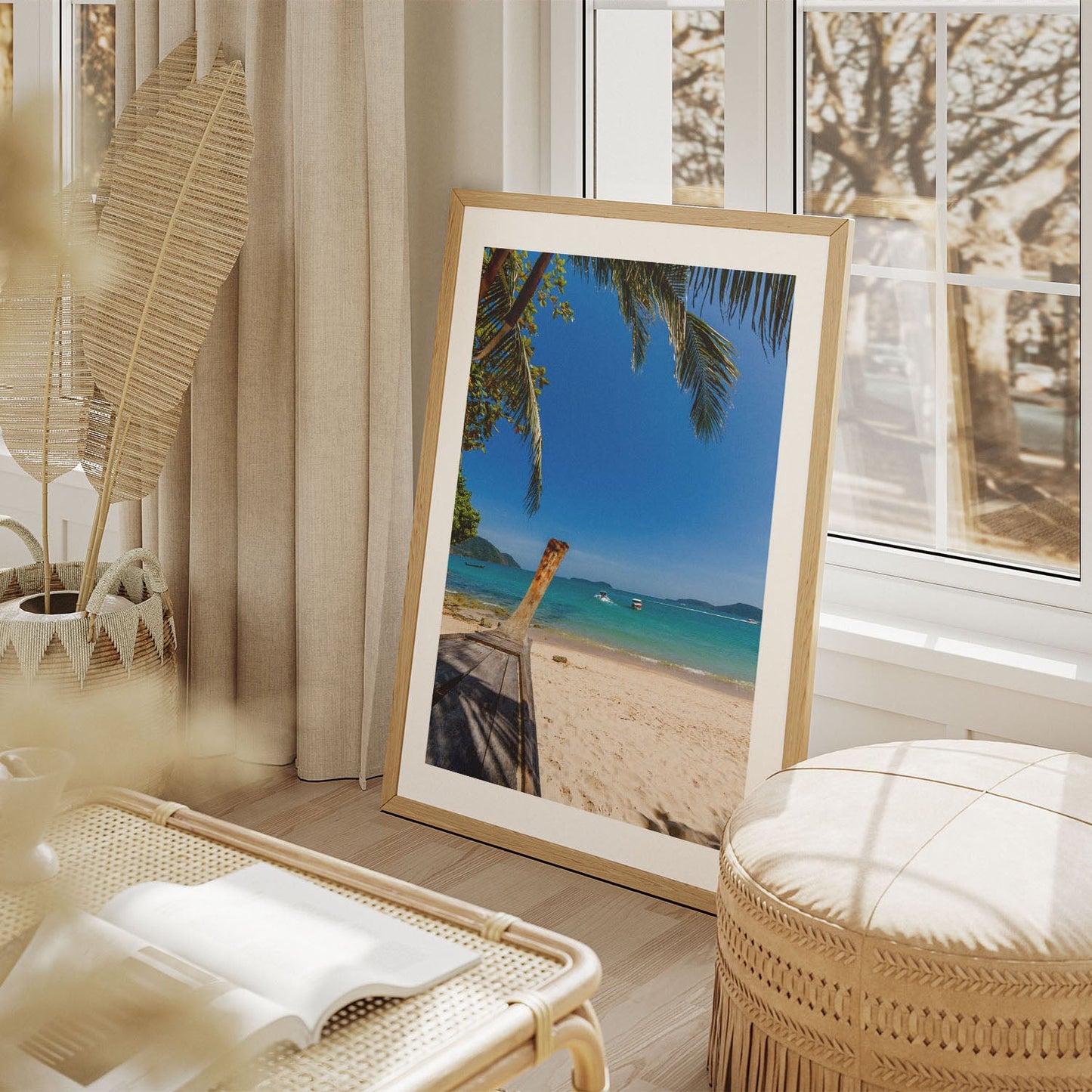 Wes Co Gallery Poster Paradise Beachfront 8 x 10" Home Goods - Nature  Art Print