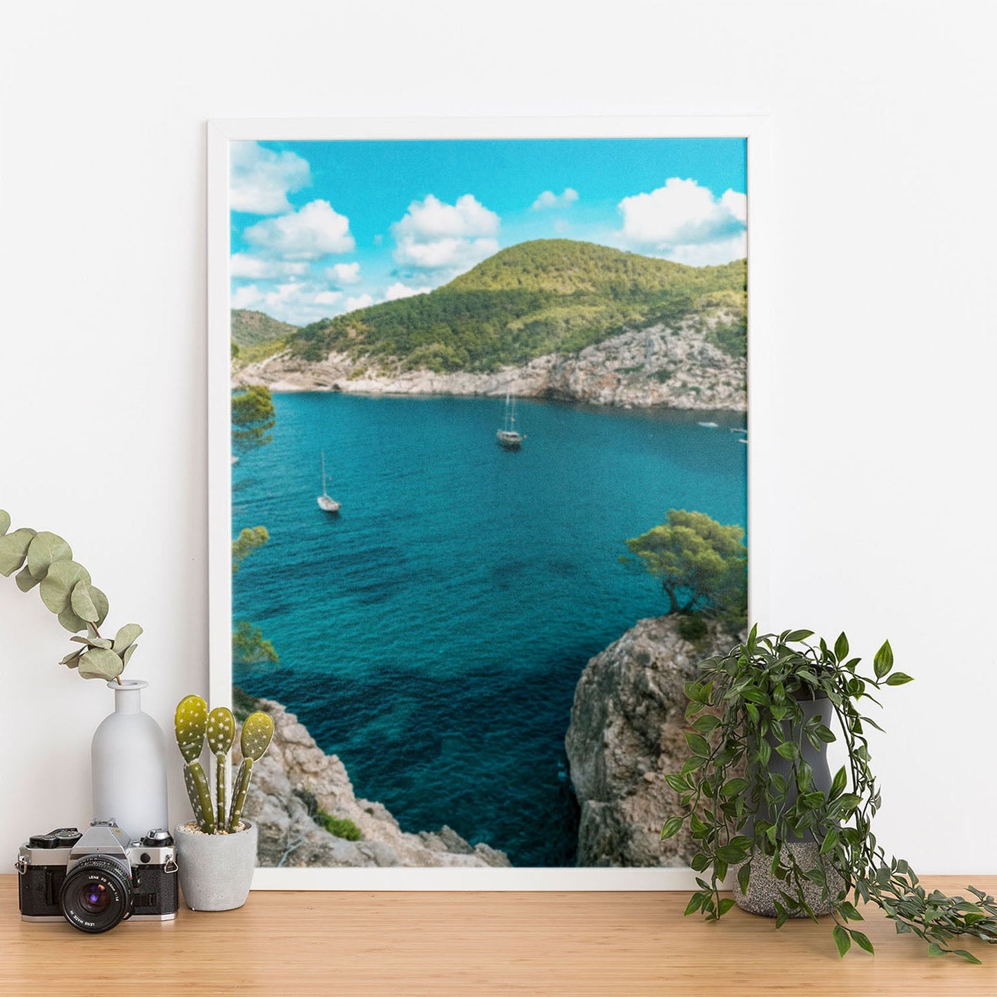 Wes Co Gallery Poster Rocky Cove Serenity 11 x 17" Home Goods - Nature  Art Print