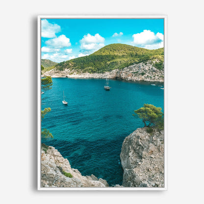 Wes Co Gallery Poster Rocky Cove Serenity 8 x 10" Home Goods - Nature  Art Print