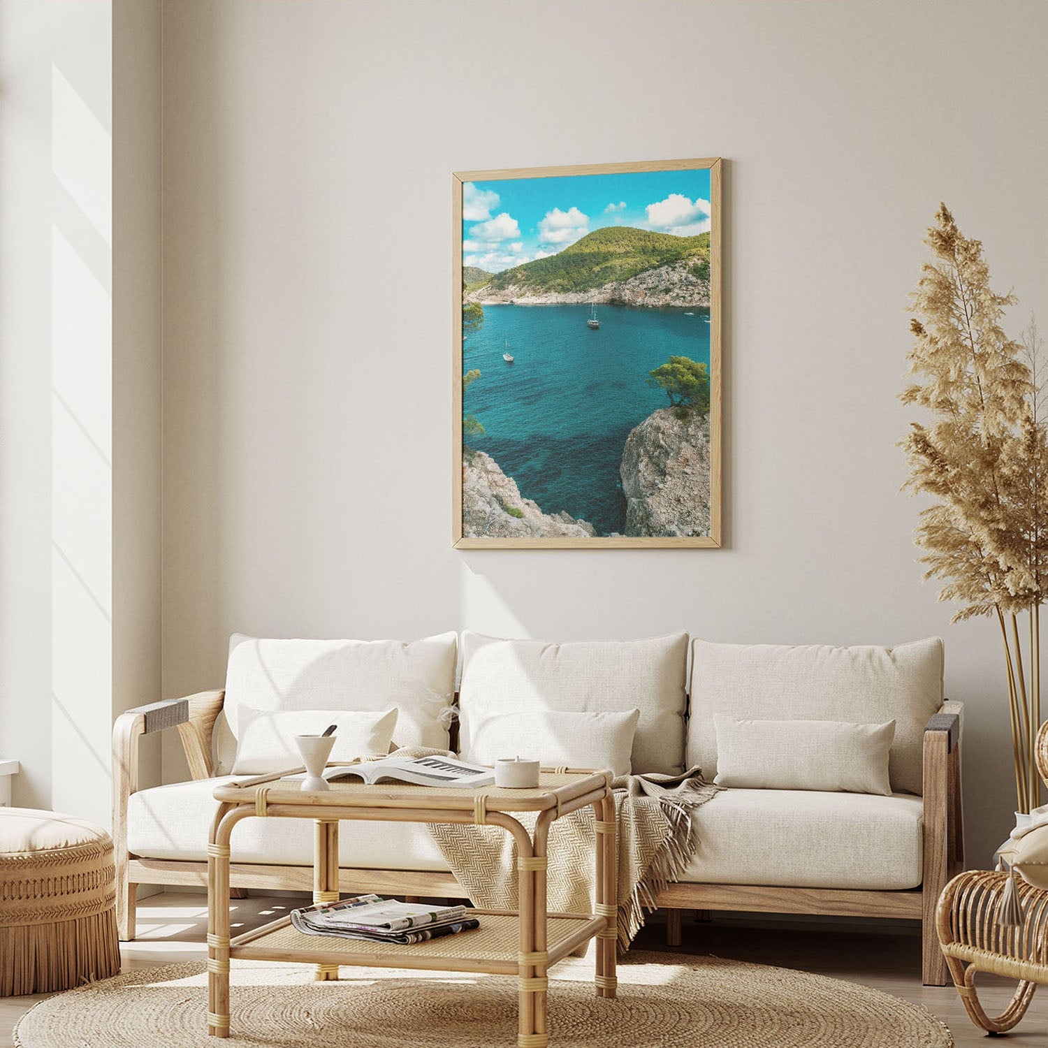 Wes Co Gallery Poster Rocky Cove Serenity 8 x 10" Home Goods - Nature  Art Print