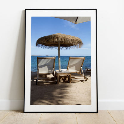 Wes Co Gallery Poster Beachside Retreat 5 x 7" Home Goods - Nature  Art Print