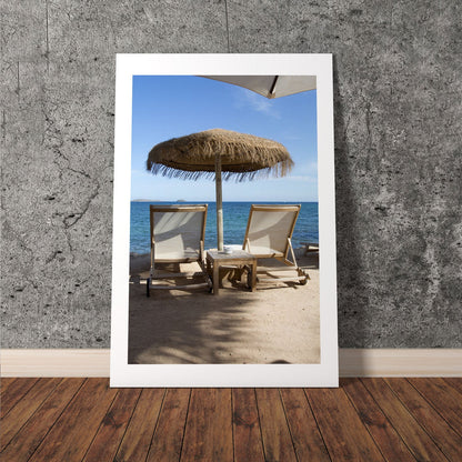 Wes Co Gallery Poster Beachside Retreat 8 x 10" Home Goods - Nature  Art Print